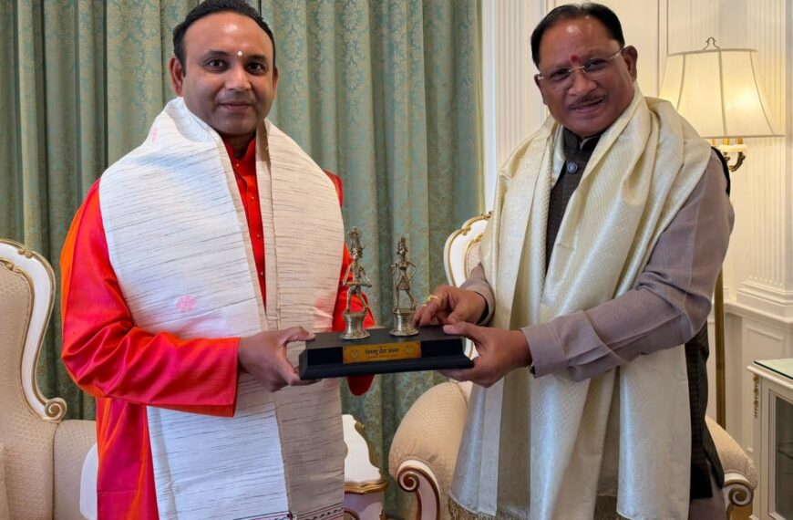 CM Vishnu Deo Sai Lauds Sathya Sai Village’s Sewa Model, Explores Collaboration in Healthcare, Education and Nutrition