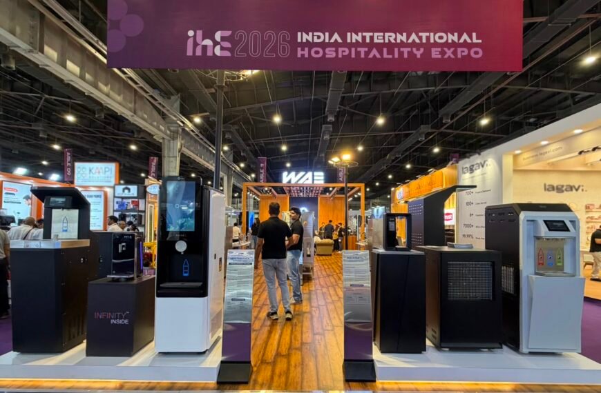 WAE Showcases Next-Generation Sustainable Water Technologies at the India International Hospitality Expo 2026