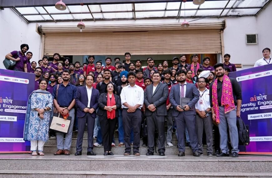 Chitkara University Hosted the AIKosh University Engagement Programme Under IndiaAI Mission, 250 CSE-AI Students Participated