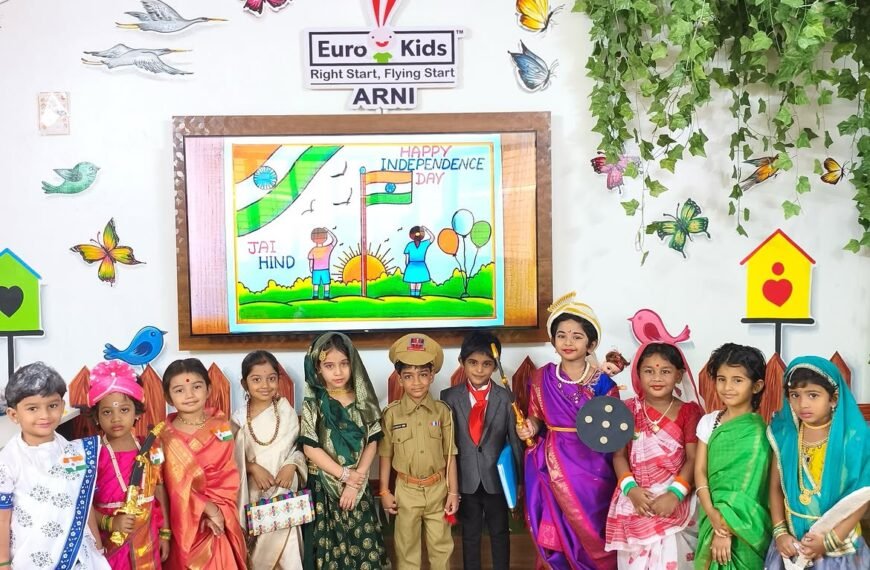 EuroKids Marks India's 80th Independence Day&hellip;