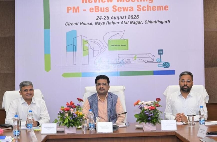 240 E-Buses to Transform Public Transport Across Four Chhattisgarh Cities