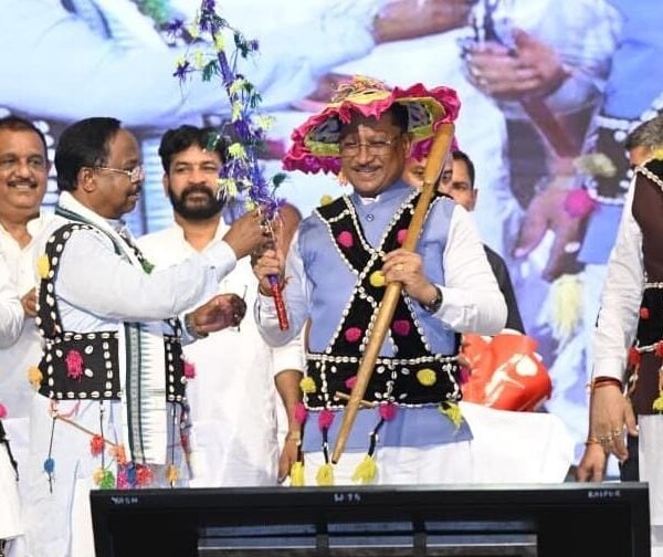 Hareli Brings Chhattisgarh’s Rural Soul Alive at CM Residence