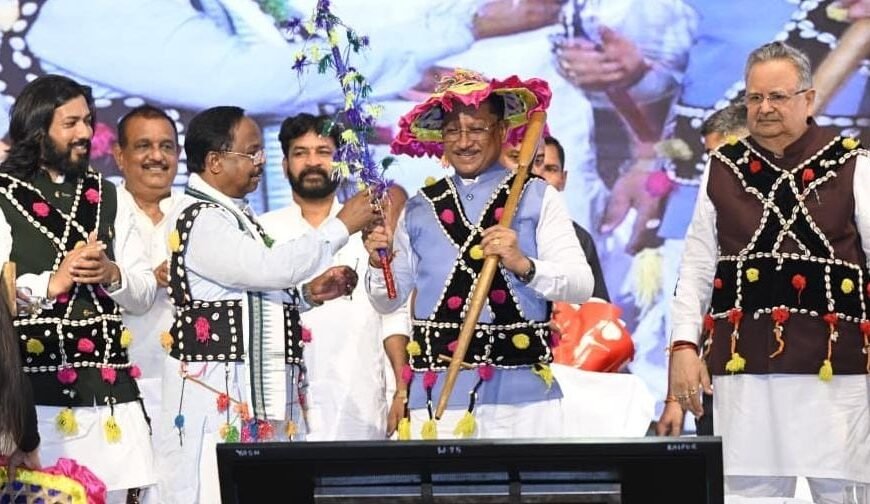 Hareli Brings Chhattisgarh’s Rural Soul Alive at CM Residence