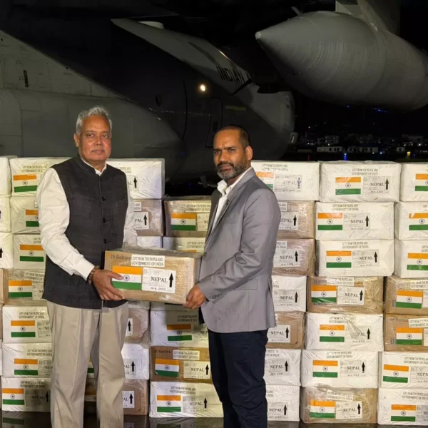 India Hands Over 10 Tonnes of Aid to Flood-Hit&hellip;