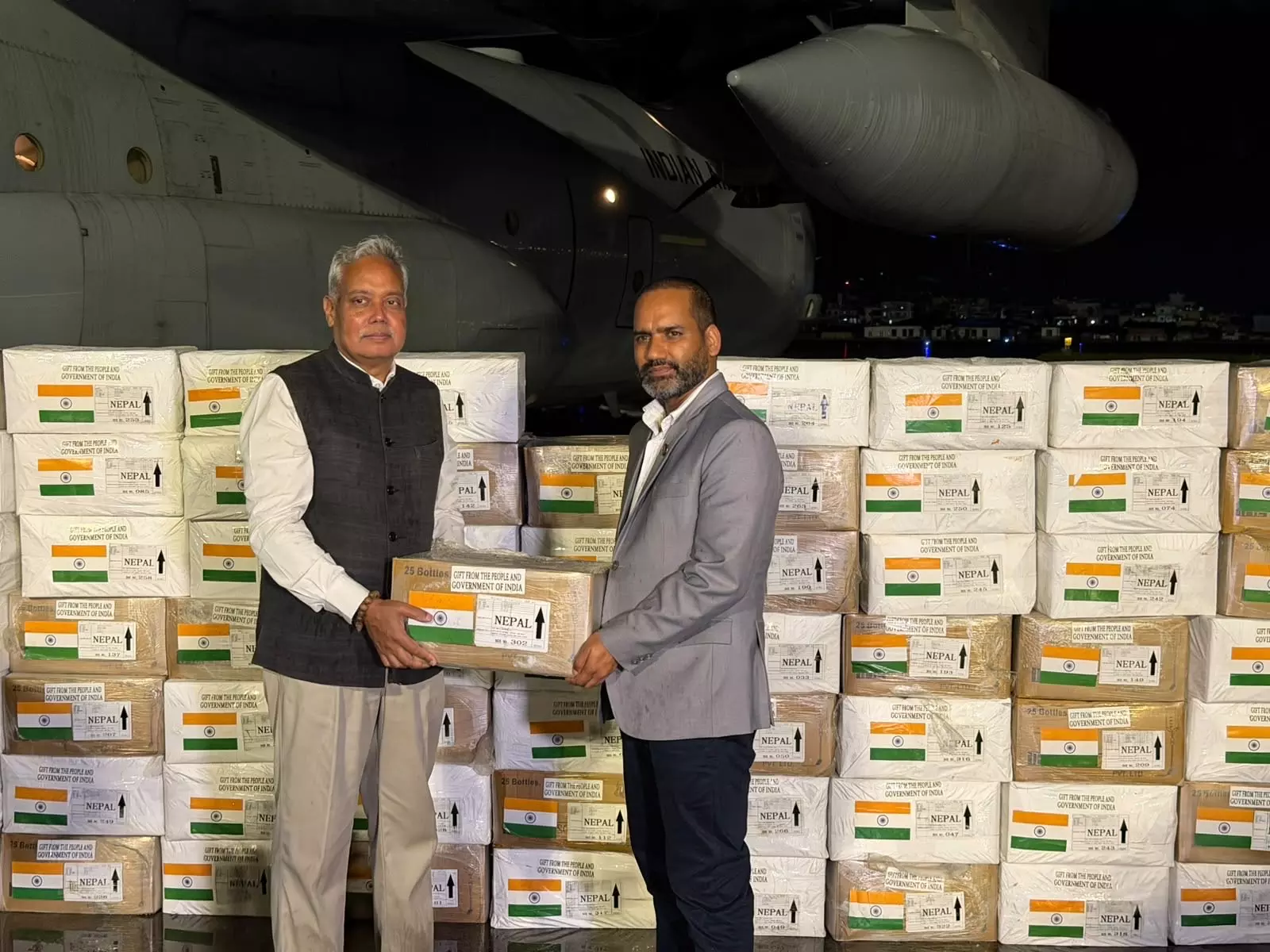 India Hands Over 10 Tonnes of Aid to Flood-Hit&hellip;