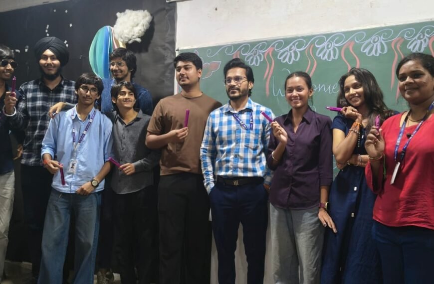 Pragati College Welcomes New Commerce and Management Students with Lively Ice-Breaking Event