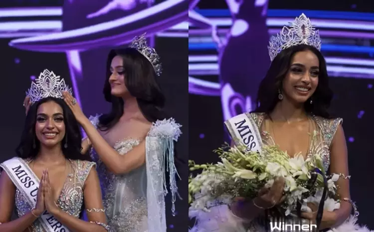 Prayed, Then Embraced the Crown: Miss Universe India 2026 Moment