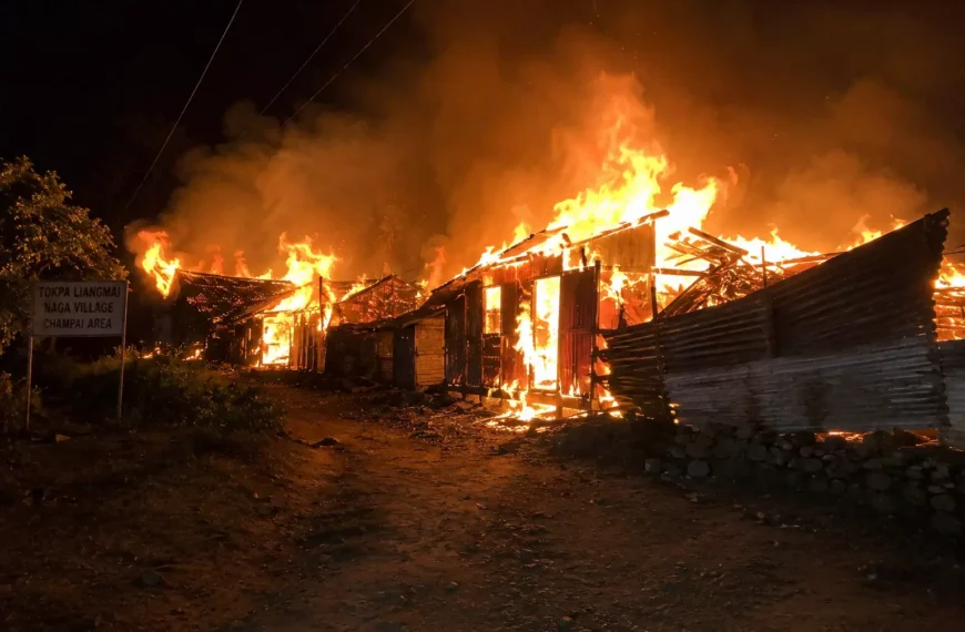 9 Houses Torched In Manipur In Night Attack