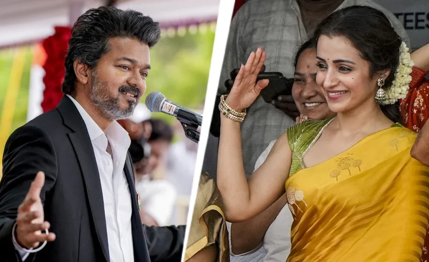 DMK Mouthpiece Targets Vijay Over Trisha’s Front-Row Presence at Independence Day Ceremony