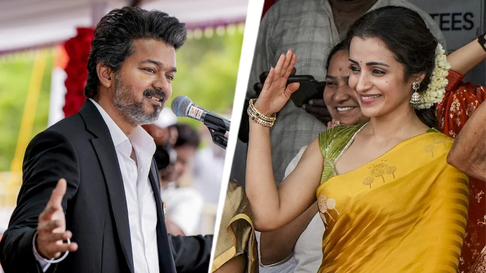 DMK Mouthpiece Targets Vijay Over Trisha’s Front-Row Presence at…