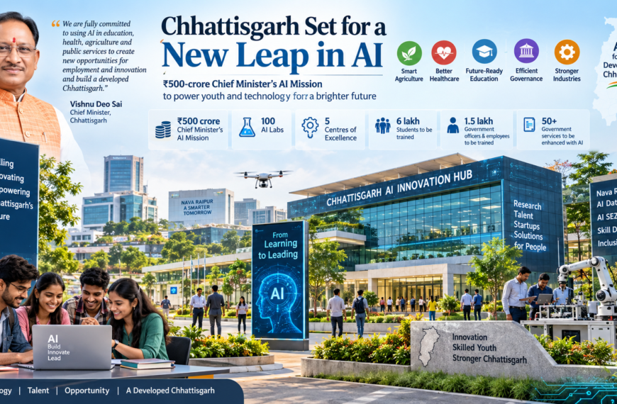 Chhattisgarh Set for a New Leap in AI with ₹500-Crore Mission-By Dhananjay Rathore