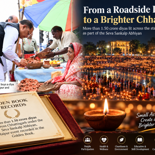 From a Roadside Diya to a State in Motion: Chhattisgarh’s September Story-By Kumar Bahukhandi
