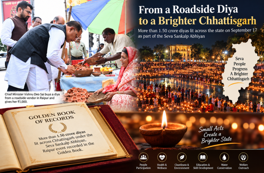 From a Roadside Diya to a State in Motion: Chhattisgarh’s September Story-By Kumar Bahukhandi