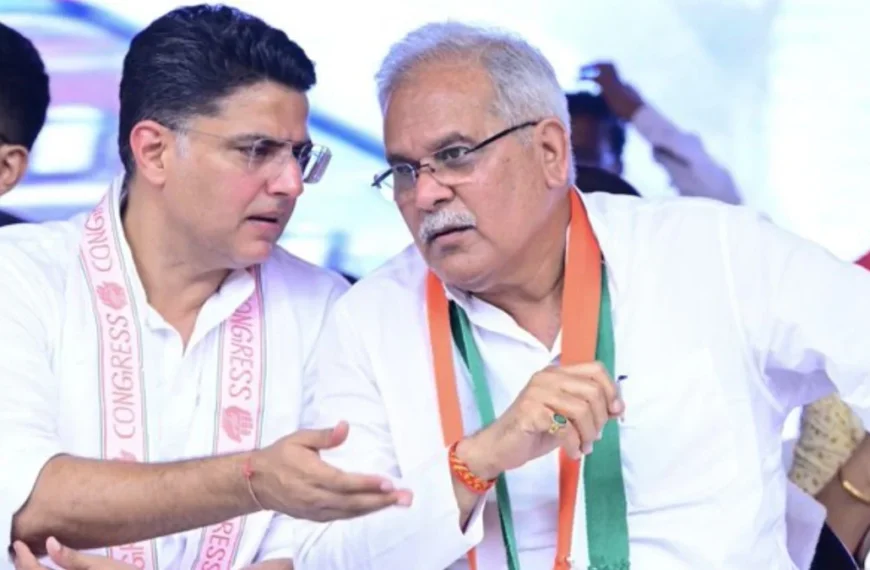 Sachin Pilot Replaces Bhupesh Baghel as Punjab Congress In-Charge Amid Factional Feud