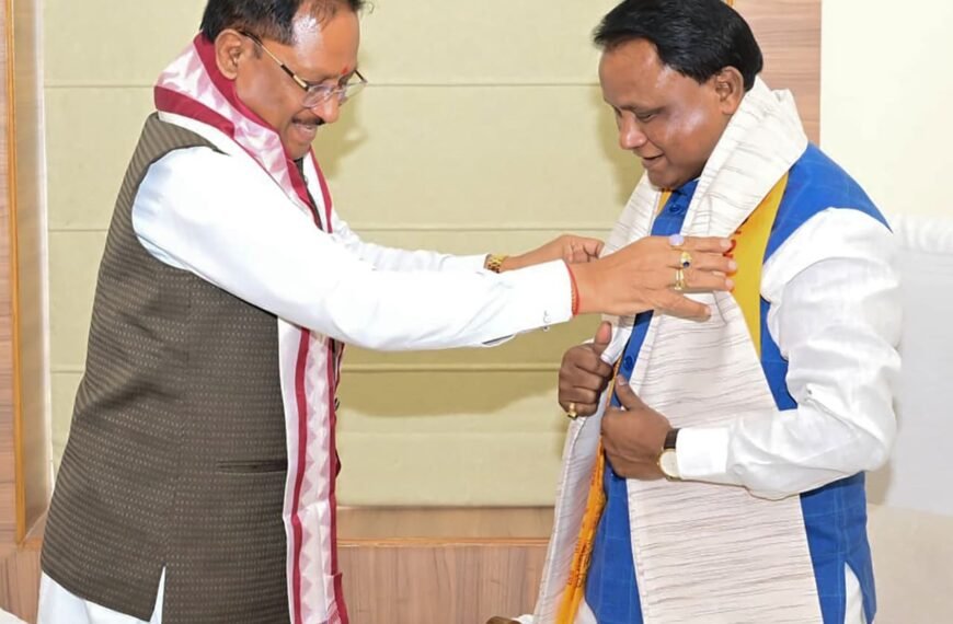 Chhattisgarh, Odisha Look to Deepen Neighbourhood Partnership as Sai Meets Majhi in Bhubaneswar