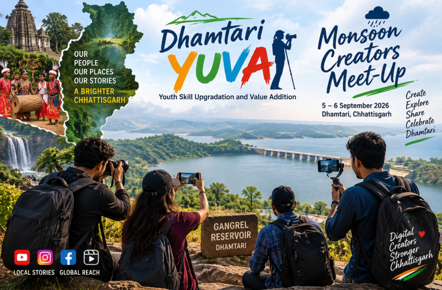 Dhamtari Steps into the Digital Age with ‘Monsoon Creators Meet-Up’-By- Vishnu Verma