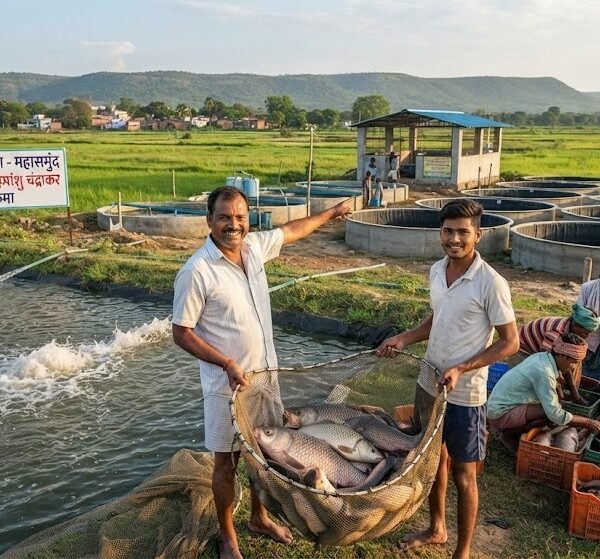 Beyond Paddy: Fish Farming Opens New Income Stream for Mahasamund Farmers