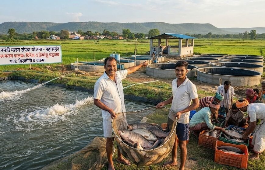 Beyond Paddy: Fish Farming Opens New Income Stream for Mahasamund Farmers