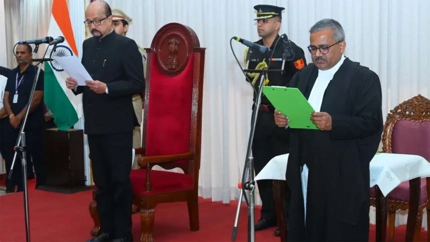 Justice Krushna Ram Mohapatra Sworn In as 16th Chief Justice of Chhattisgarh High Court