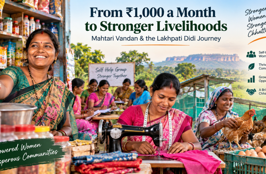 Mahtari Vandan to Lakhpati Didi: How ₹1,000 a Month Is Helping Women Build Livelihoods in Chhattisgarh-By-Dhananjay Rathore
