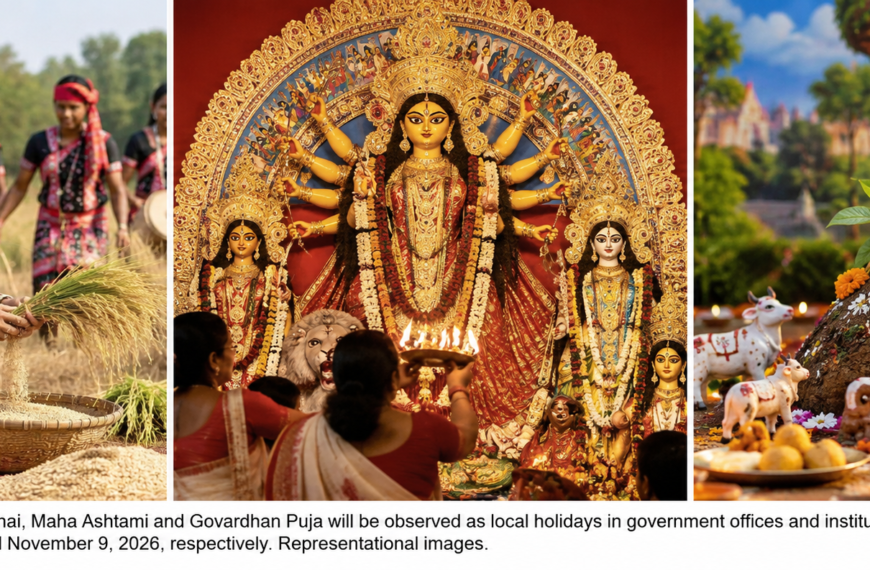 Raipur Declares Three Local Holidays for Nuakhai, Maha Ashtami and Govardhan Puja