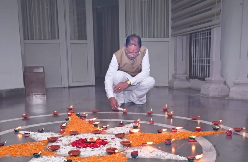 At Home, a Diya of Good Wishes: CM Sai Marks PM Modi’s 76th Birthday