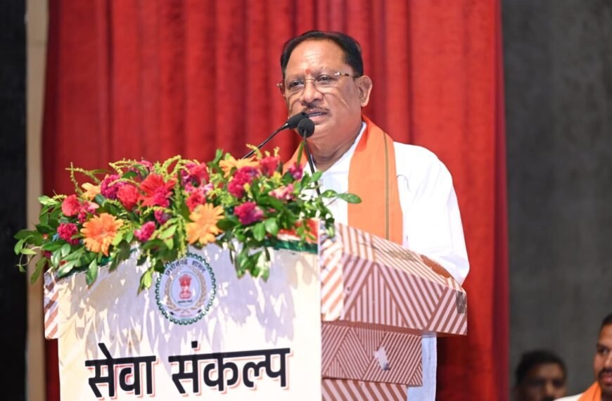 CM Sai Links Seva Sankalp Yatra With Youth Power and Nation-Building