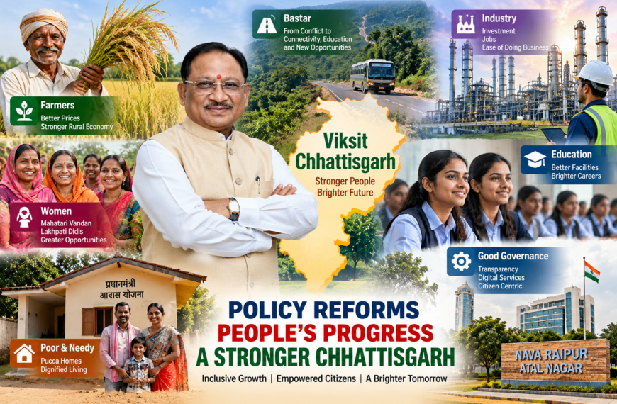 Policy Reforms Give Chhattisgarh’s Development a New Momentum