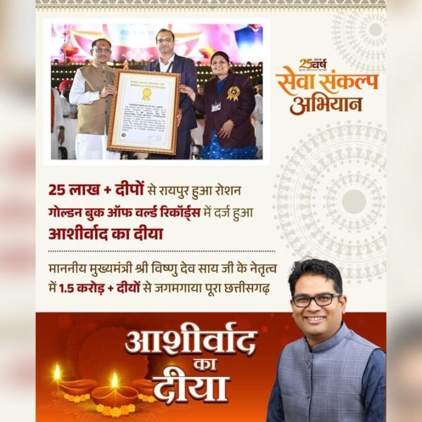 ‘Aashirwad Ka Diya’ Enters Golden Book of World Records…