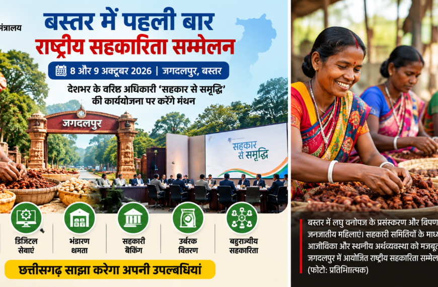 Bastar to Host National Cooperation Conference for First Time on October 8–9