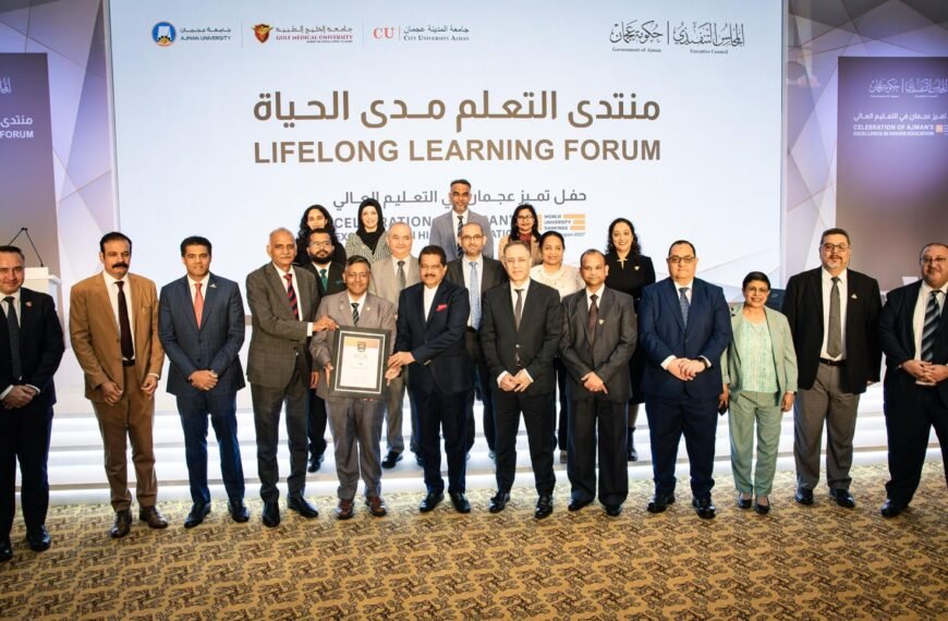 Gulf Medical University Ranks First for International Student Ratio in QS Arab Region Rankings 2027