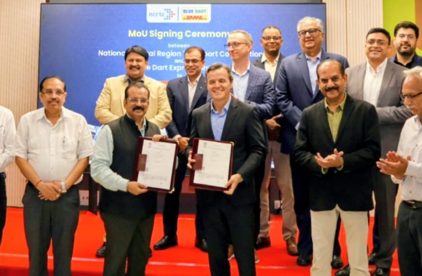 Blue Dart and NCRTC Sign MoU to Explore Express Parcel Movement on the Delhi-Meerut Namo Bharat Corridor