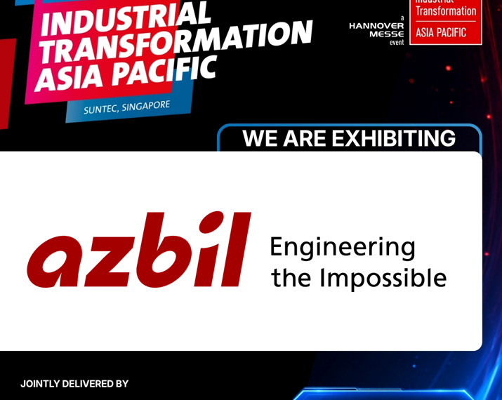 Azbil to Present Automation Solutions as a Platinum Partner at Industrial Transformation ASIA-PACIFIC 2026