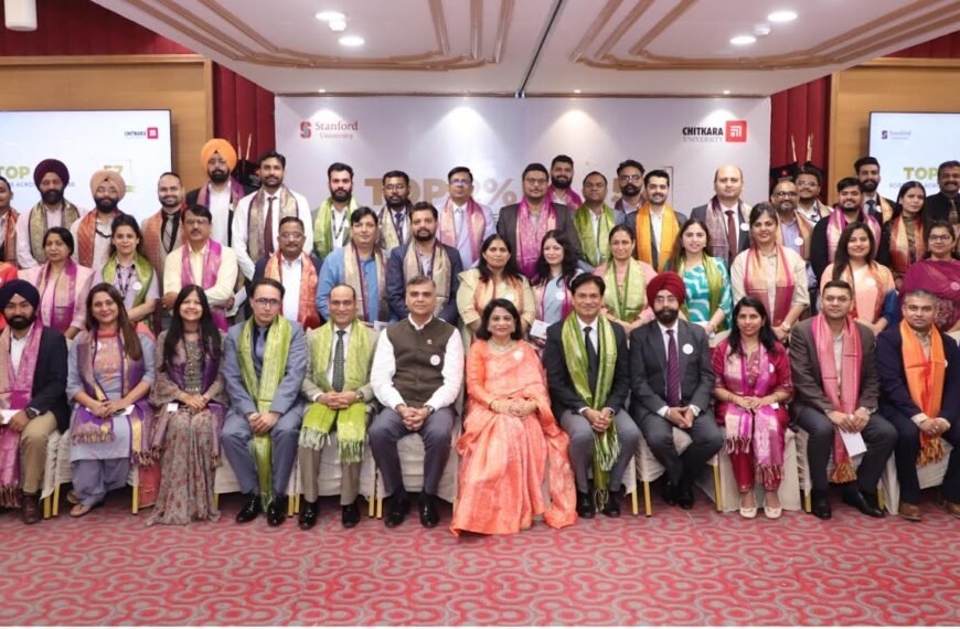 Chitkara University's 57 Researchers Feature Among the World's Top 2 Percent Scientists in Stanford–Elsevier Report