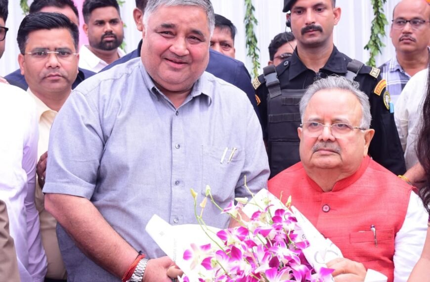 Tourism Minister Rajesh Agrawal Greets Assembly Speaker Dr Raman Singh on His Birthday, Hails His Contribution to Chhattisgarh