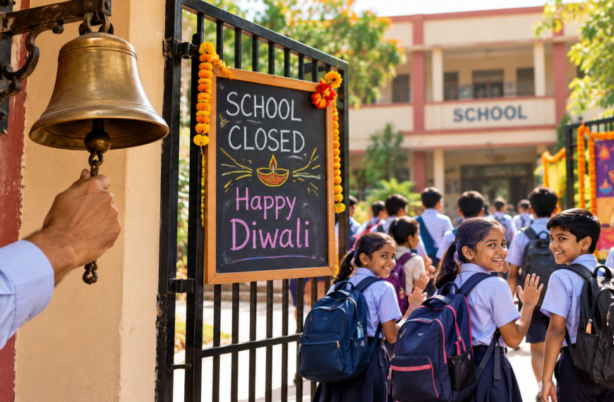 Diwali Holidays Extended to Six Days in Chhattisgarh; School Education Department Issues Revised Order