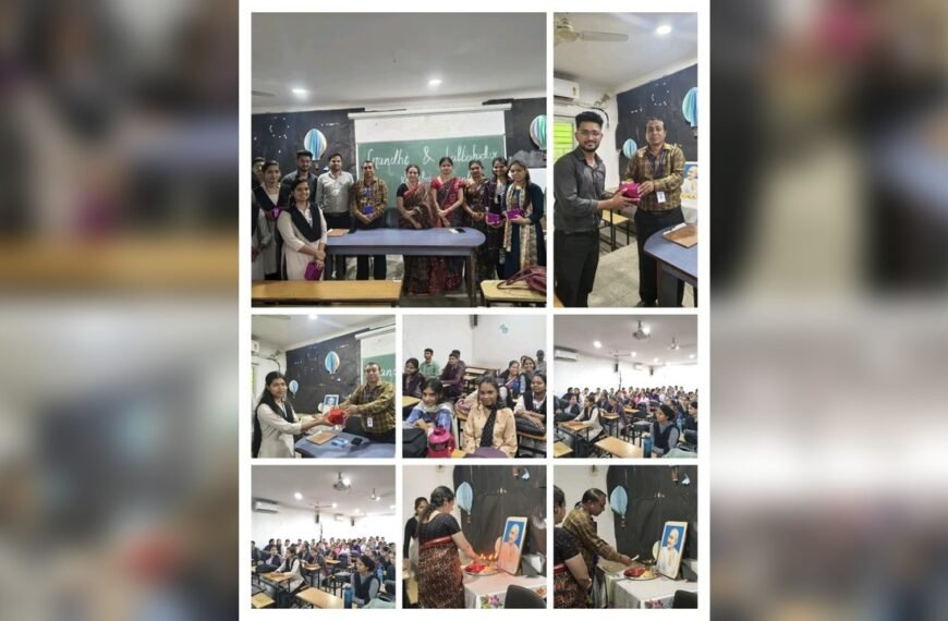 Pragati College Pays Tribute to Mahatma Gandhi and Lal Bahadur Shastri, Recalls Their Enduring Legacy