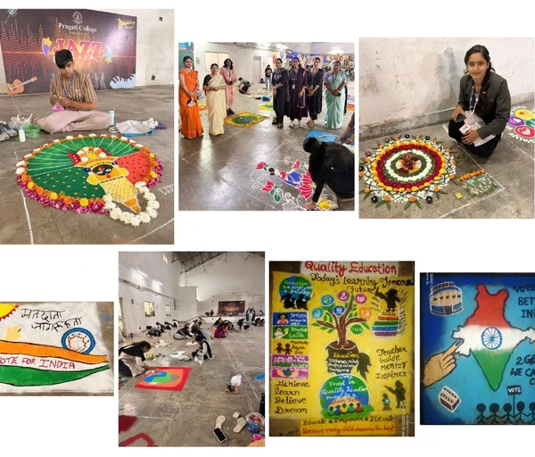 Pragati College Opens JAZZ 2026 with Rangoli Celebrating Art,&hellip;