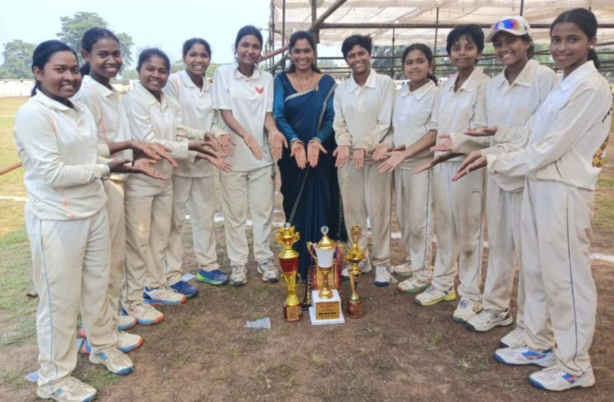 Jashpur Girls Script Cricket History, Win Double Gold for Surguja Zone