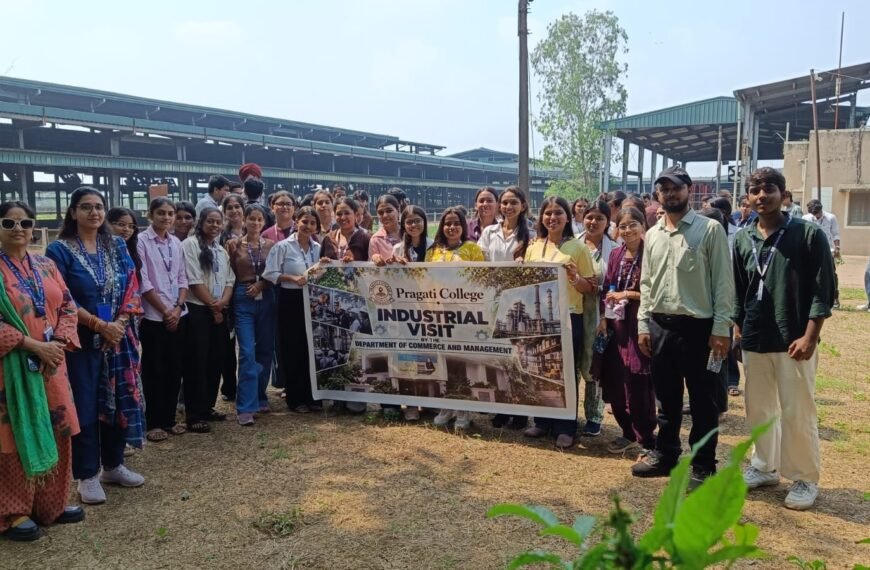 Pragati College Students Explore Modern Dairy Technology During Industrial Visit to Sarda Dairy & Food Products Ltd.