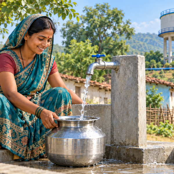 Chhattisgarh Pays ₹6,836.51 Crore Under Jal Jeevan Mission in&hellip;