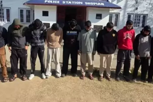 J&K Police Arrest 10 in Alleged Shopian Terror-Financing Network