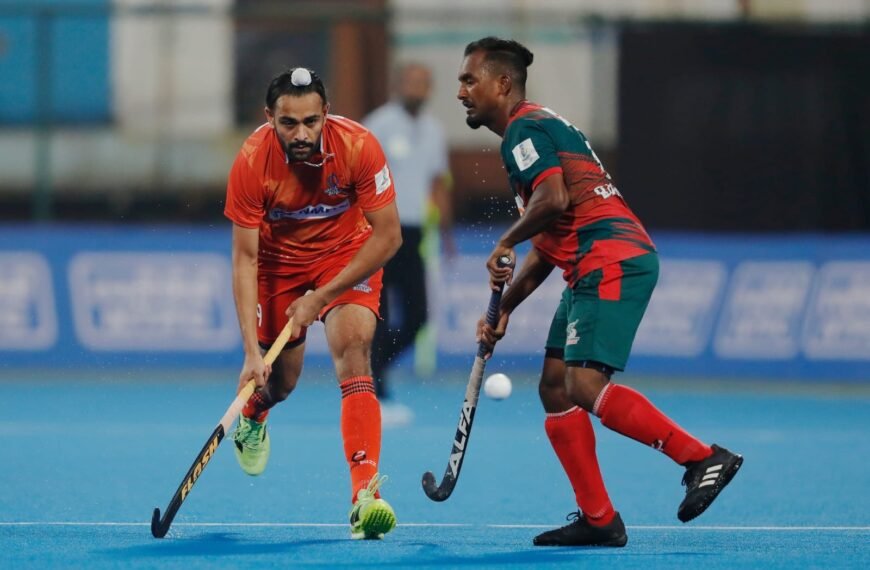 Jaskaran’s Five-Goal Show Not Enough as Strikers Hold Bailadila Bulls 5–5