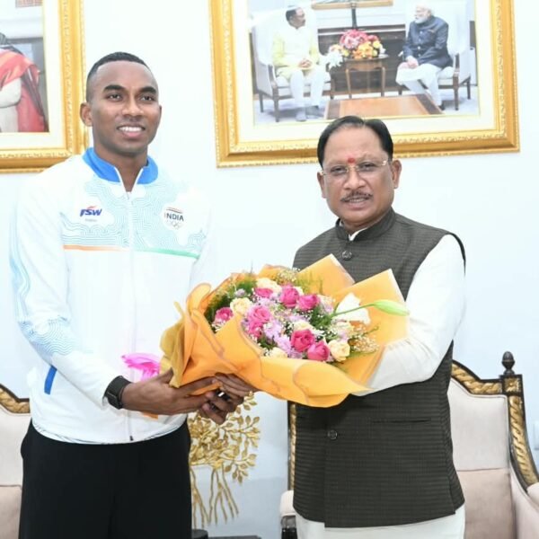 From Jashpur’s Remote Village to Asian Games Glory: CM Vishnu Deo Sai Hails Bronze Medallist Animesh Kujur as Pride of Chhattisgarh