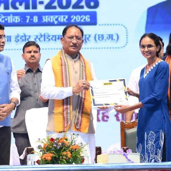 Over 5,000 Youths Selected at Chhattisgarh Job Fair as CM Sai Pledges Better Employment Opportunities