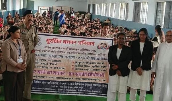 ‘Surakshit Bachpan’ Campaign Reaches 21 Raipur Schools; 42 Judges…