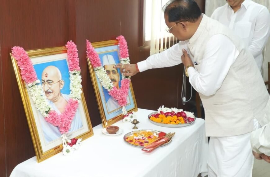 Gandhi, Shastri’s Ideals Continue to Inspire Nation-Building: CM Vishnu Deo Sai