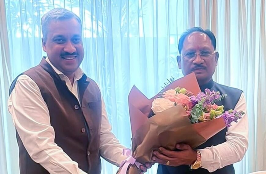 CM Vishnu Deo Sai Arrives in Singapore for SING Forum 2026, to Showcase Chhattisgarh’s Investment Potential