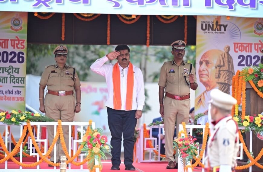 Patel’s Ideals Guide Our Resolve for a Safe, Prosperous and Developed Chhattisgarh: Vijay Sharma